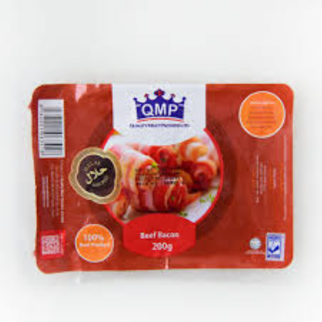 QMP BEEF BACON 200G
